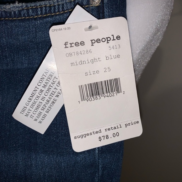 NWT free people busted knee jeans size 25 - Picture 8 of 8